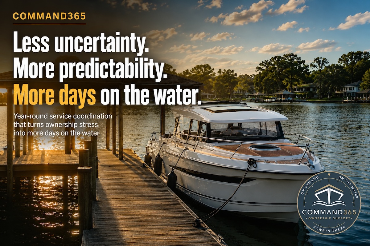 Year-round support without the runaround: how a program like Command365 keeps you boating